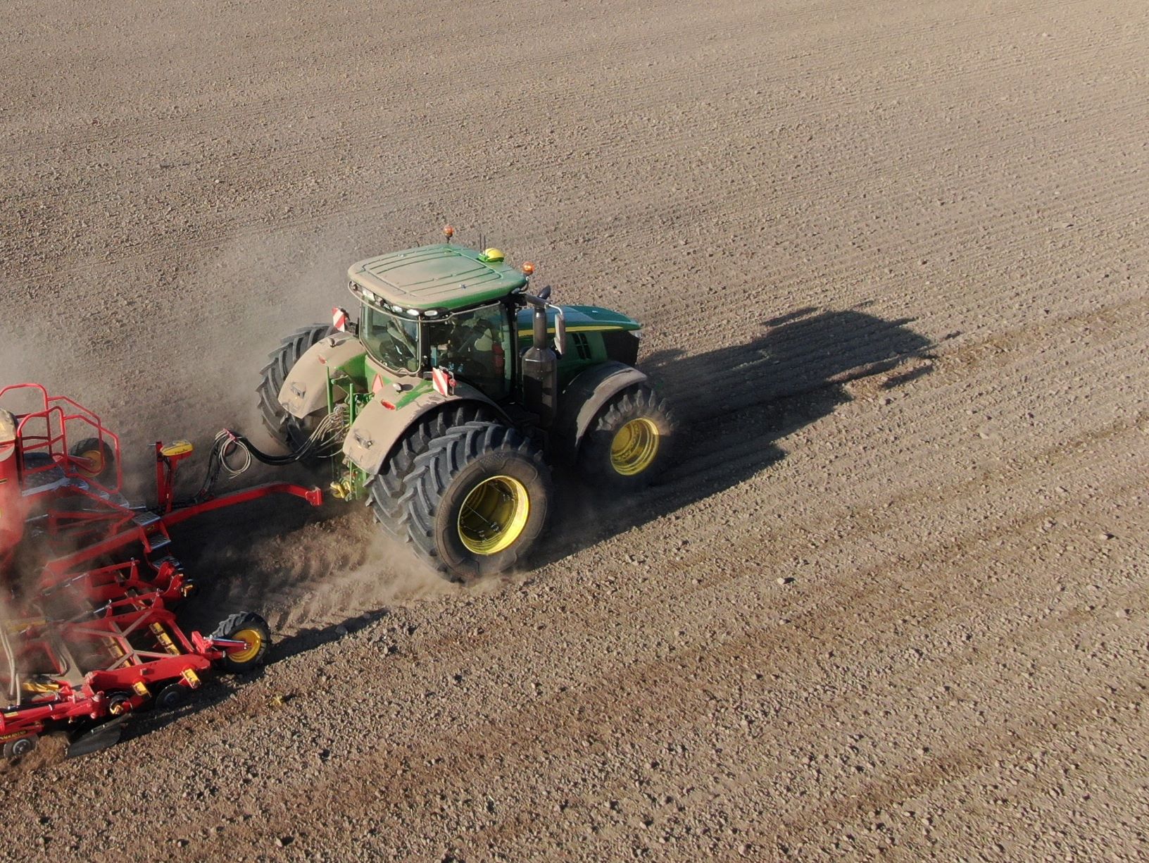 John Deere on field