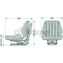 Driver's seat Grammer PVC DS44/1B-2