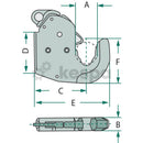 Lifting arm hook cat 4 Walterscheid-2