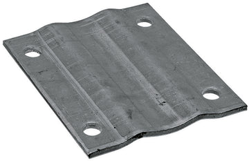 Mounting plate for strut legs and support wheels with round shaft from SIMOL