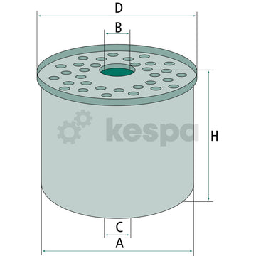 Fuel filter CAV796 - 0