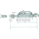 Top bar hydraulic cat 3 with fork joint and catch hook 726-966mm-2