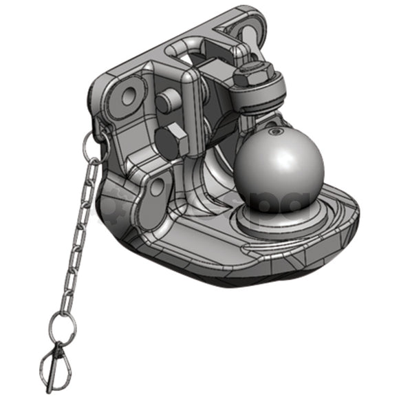 Bolt-on K80 ball joint M16 140x80 from Scharmüller