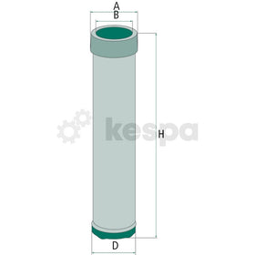 Sekundärluftfilter CF970  av  Kespa AB Luftfilter 6805
