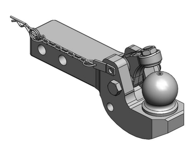 K80 pull fitting the hitch on Valtra N3, N4, T3 and T4 where the shaft is 80x60 mm and the holes are on the side. - 0