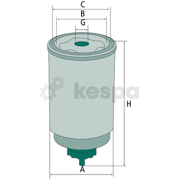 Fuel filter pre-filter WK842.6