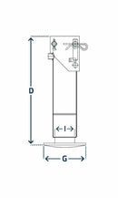 Folding hydraulic support leg max 5470 kg, DH713 from Simol-2