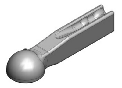 Weldable ball glove K80 with 65x80 from Scharmüller