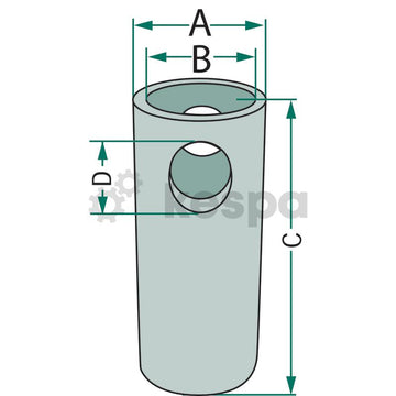 Bushing lifting arm cat 2-3 from Walterscheid - 0