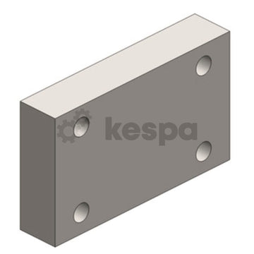Svetsplatta 140x80 M20  av  Kespa AB Svetsplattor 6066