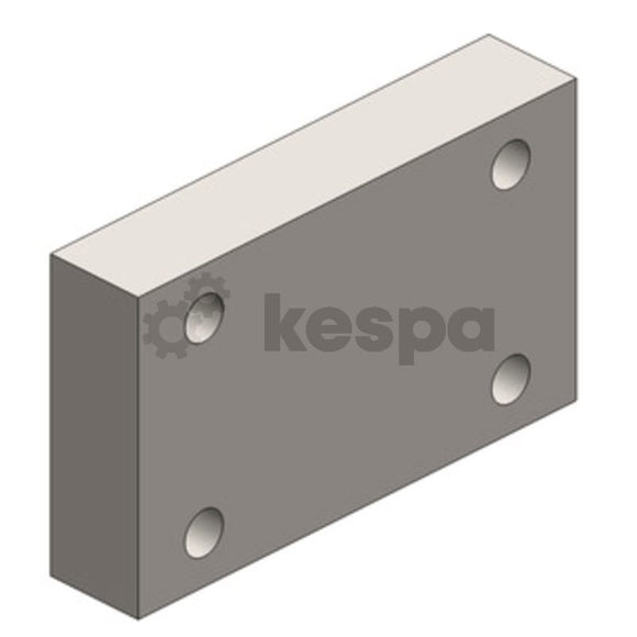 Svetsplatta 140x80 M20  av  Kespa AB Svetsplattor 6066