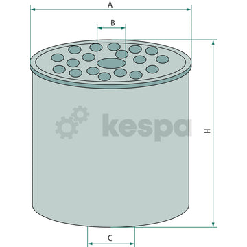 Fuel filter 7111-296 CAV296 - 0