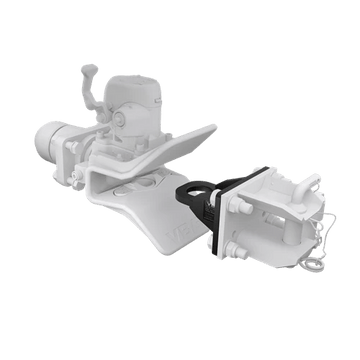 Adapter VBG till fläns 160x100  av  Kespa AB Tillbehör drag 7328