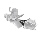 Adapter VBG till fläns 160x100  av  Kespa AB Tillbehör drag 7328