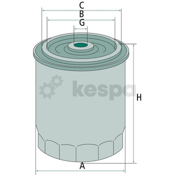 Avluftningsfilter C7003  av  Kespa AB Övriga filter 5512