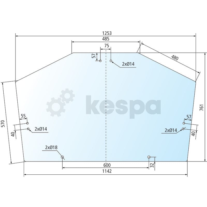 Bakruta  av  Kespa AB Glasrutor 5906