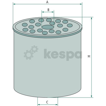 Bränslefilter 7111-296 CAV296  av  Kespa AB Bränslefilter 5163