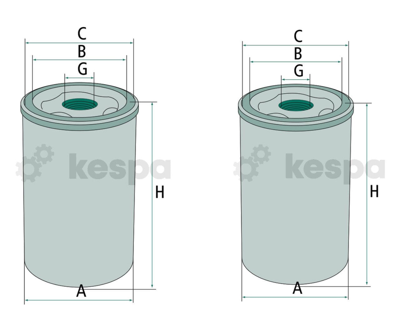 Bränslefilter - kit  av  Kespa AB Bränslefilter 5517