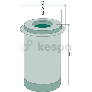 Bränslefilter - sekundärt P584001  av  Kespa AB Bränslefilter 5430