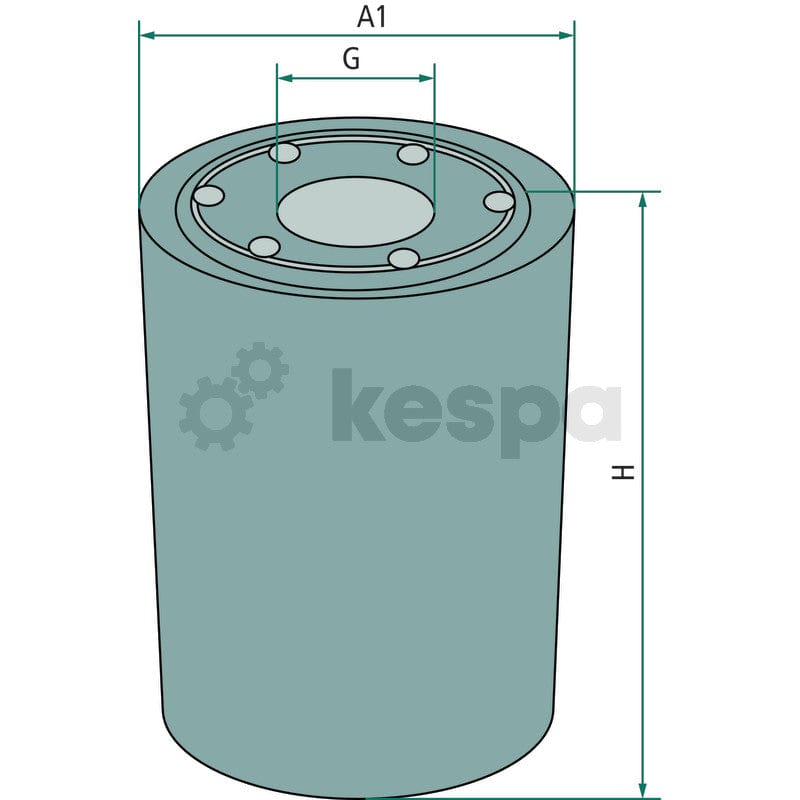 Bränslefilter - spin on  av  Kespa AB Bränslefilter 5136