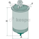 Bränslefilter WK1136  av  Kespa AB Bränslefilter 6968