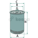 Bränslefilter WK1149  av  Kespa AB Hydraulik- / transmissionsoljefilter 5620