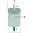 Bränslefilter WK512.1  av  Kespa AB Bränslefilter 6982
