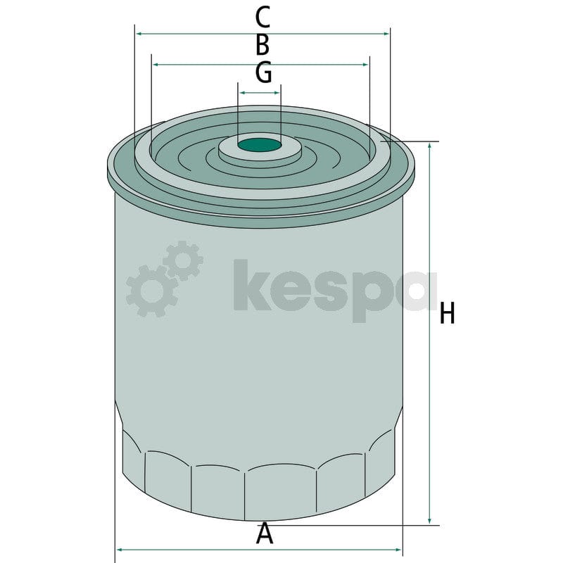 Bränslefilter WK817.3X  av  Kespa AB Bränslefilter 7018