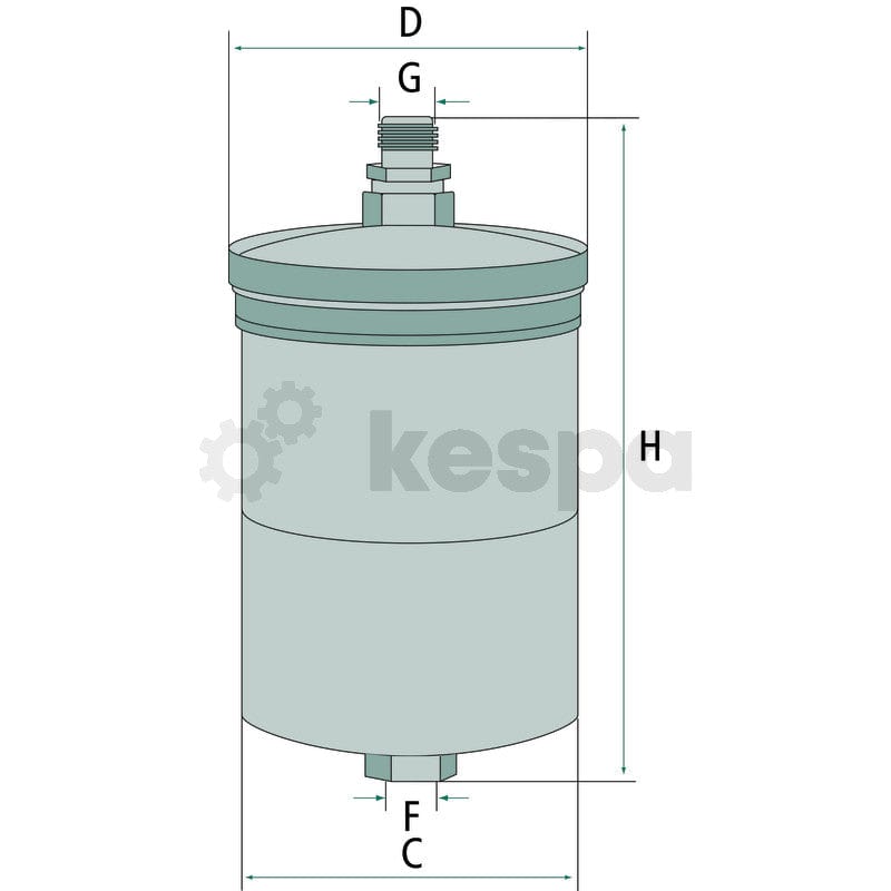 Bränslefilter WK830.3  av  Kespa AB Bränslefilter 7029