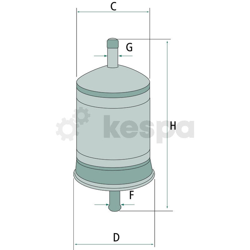 Bränslefilter WK830.7  av  Kespa AB Bränslefilter 7030