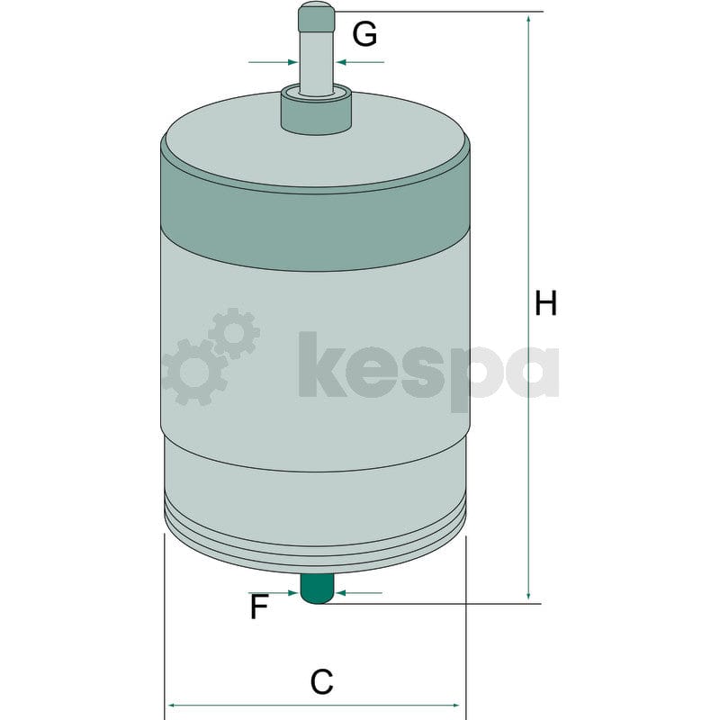 Bränslefilter WK830  av  Kespa AB Bränslefilter 7031