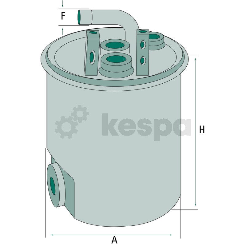 Bränslefilter WK842.18  av  Kespa AB Bränslefilter 7038