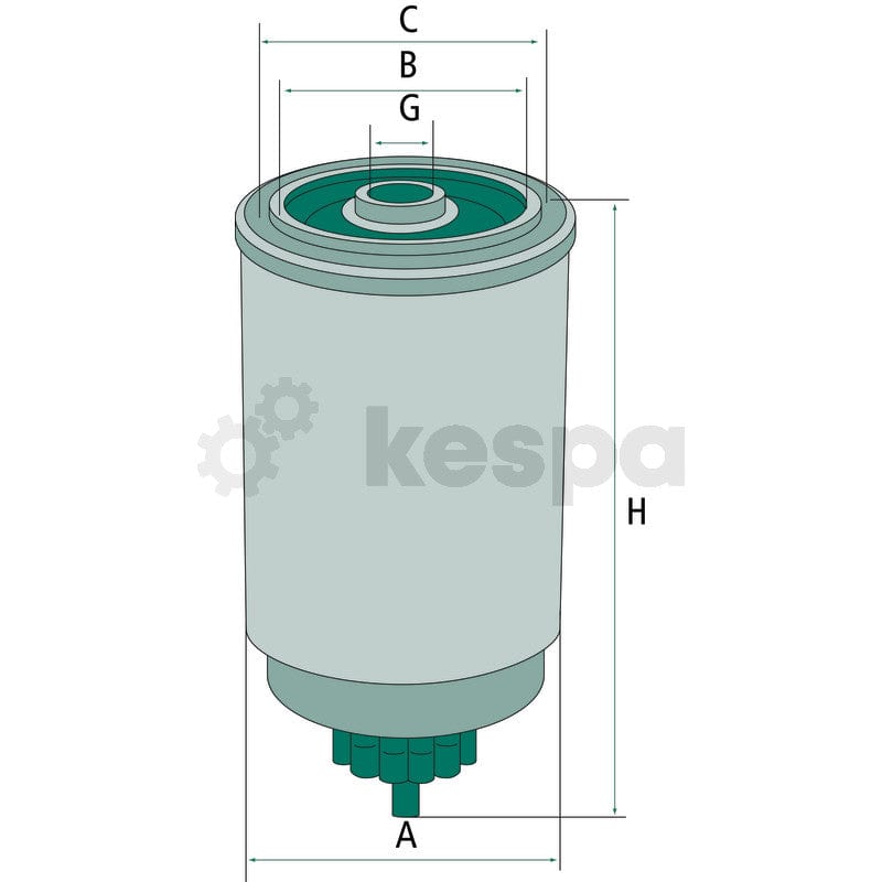 Bränslefilter WK845.4  av  Kespa AB Bränslefilter 7045