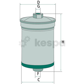 Bränslefilter WK853  av  Kespa AB Bränslefilter 7054
