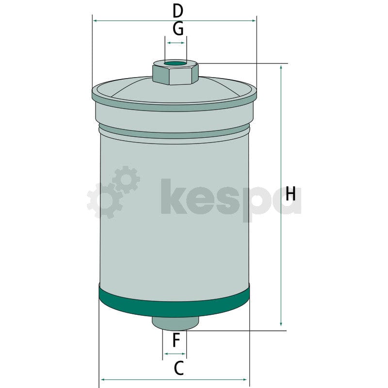 Bränslefilter WK853  av  Kespa AB Bränslefilter 7054