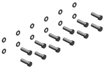 Bultsats för 160x160 M20  av  Kespa AB Tillbehör drag 7375
