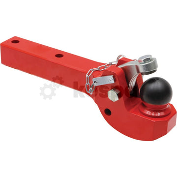 Ball hitch K80 70x70 suitable for CaseIH MXM and MXU and NH TM