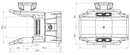 Drawbar with flange 160x100 mm Rockinger, 31.5 mm one-handed sprint-2
