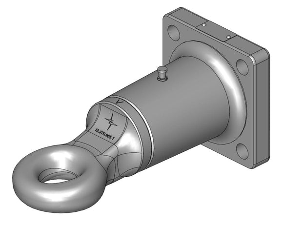 Dragögla 50mm med fläns 120x120 M20  av  Kespa AB Dragögla 7419