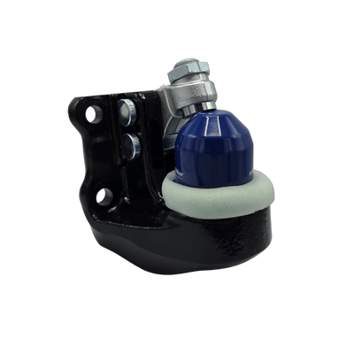 Scharmüller bolt-on ball hitch 80mm ball (K80) with flange 160x100 M20 4ton, suitable for Volvo wheel excavators, among others. - 0
