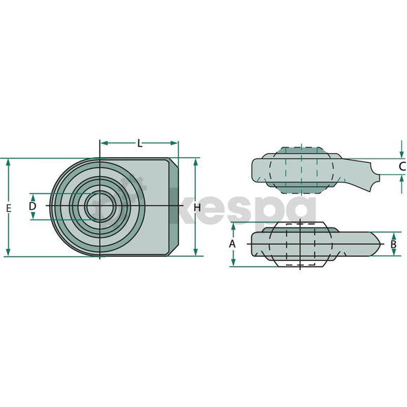 Weldable drawbar cat 2 where the hole is 28.4mm
