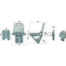 Fällbar passagerarstol universiell för traktor  av  Kespa AB Passagerarstol 7381