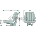 Driver's seat Grammer PVC DS44/1B