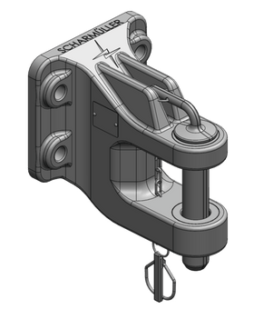 Gaffeldrag kat 3 med fläns 160x100 från Scharmüller  av  Kespa AB Manuella drag 7519
