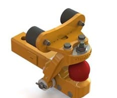 Hitchinsats passande Bennett hitch 70x90mm från Dromone passande bl.a. Fendt 700  av  Kespa AB Kuldrag till hitch 7469