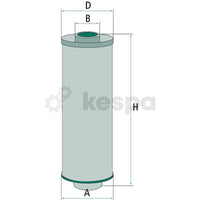 Hydraulfilter  av  Kespa AB Hydraulfilter 7234