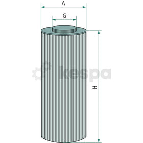 Hydraulfilter P762904  av  Kespa AB Hydraulfilter 5881