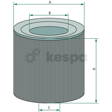 Hydraulfilter, sug  av  Kespa AB Hydraulik- / transmissionsoljefilter 5304