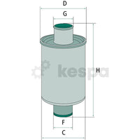 Hydraulfilter W79.2  av  Kespa AB Hydraulik- / transmissionsoljefilter 6869