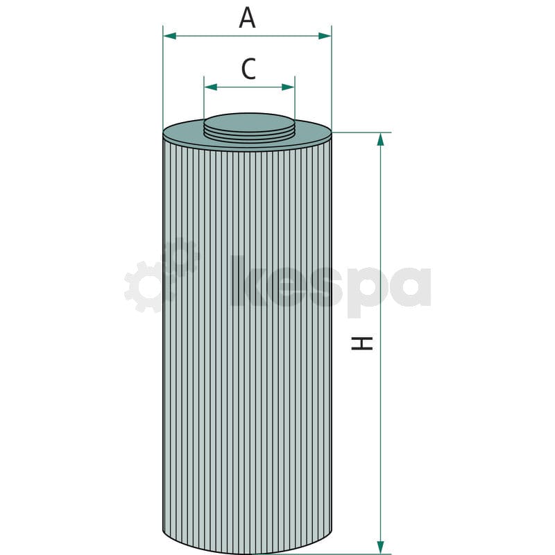 Hydraulik- / transmissionsoljefilter  av  Kespa AB Hydraulik- / transmissionsoljefilter 5106